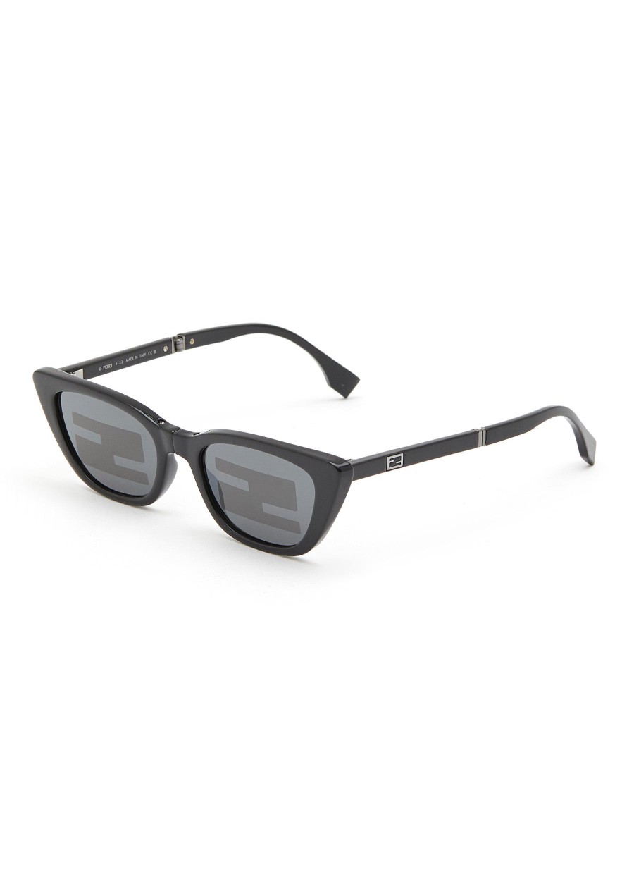 Women FENDI Eyewear | Baguette Anniversary Acetate Cateye Sunglasses