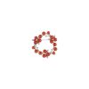 Women LC COLLECTION JEWELLERY Fine Jewellery | Neo-Romantic Christmas Holly 18K White Gold Diamond Carnelian Brooch