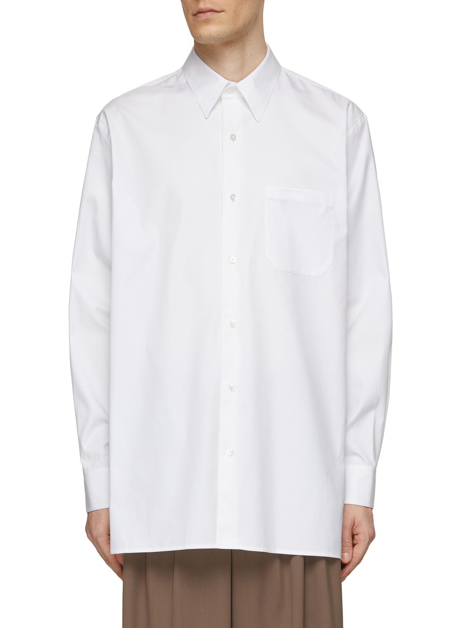 Men THE ROW Shirts | Melvin Button Up Shirt