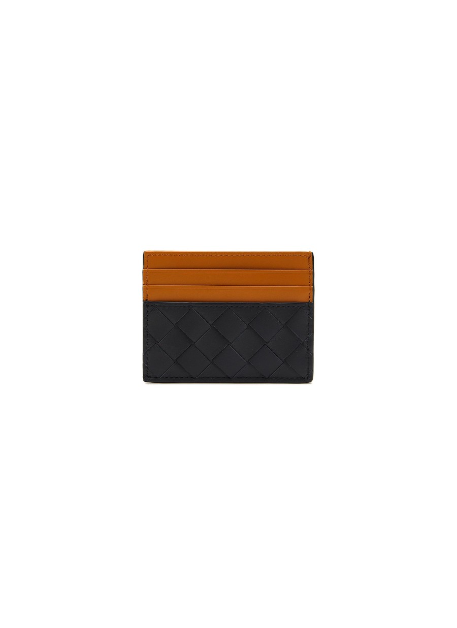 Men BOTTEGA VENETA Small Leather Goods | Intreccio Leather Cardholder