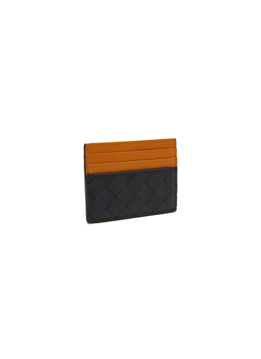 Men BOTTEGA VENETA Small Leather Goods | Intreccio Leather Cardholder