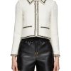 Women ALICE & OLIVIA Jackets | Kidman Tweed Cropped Jacket