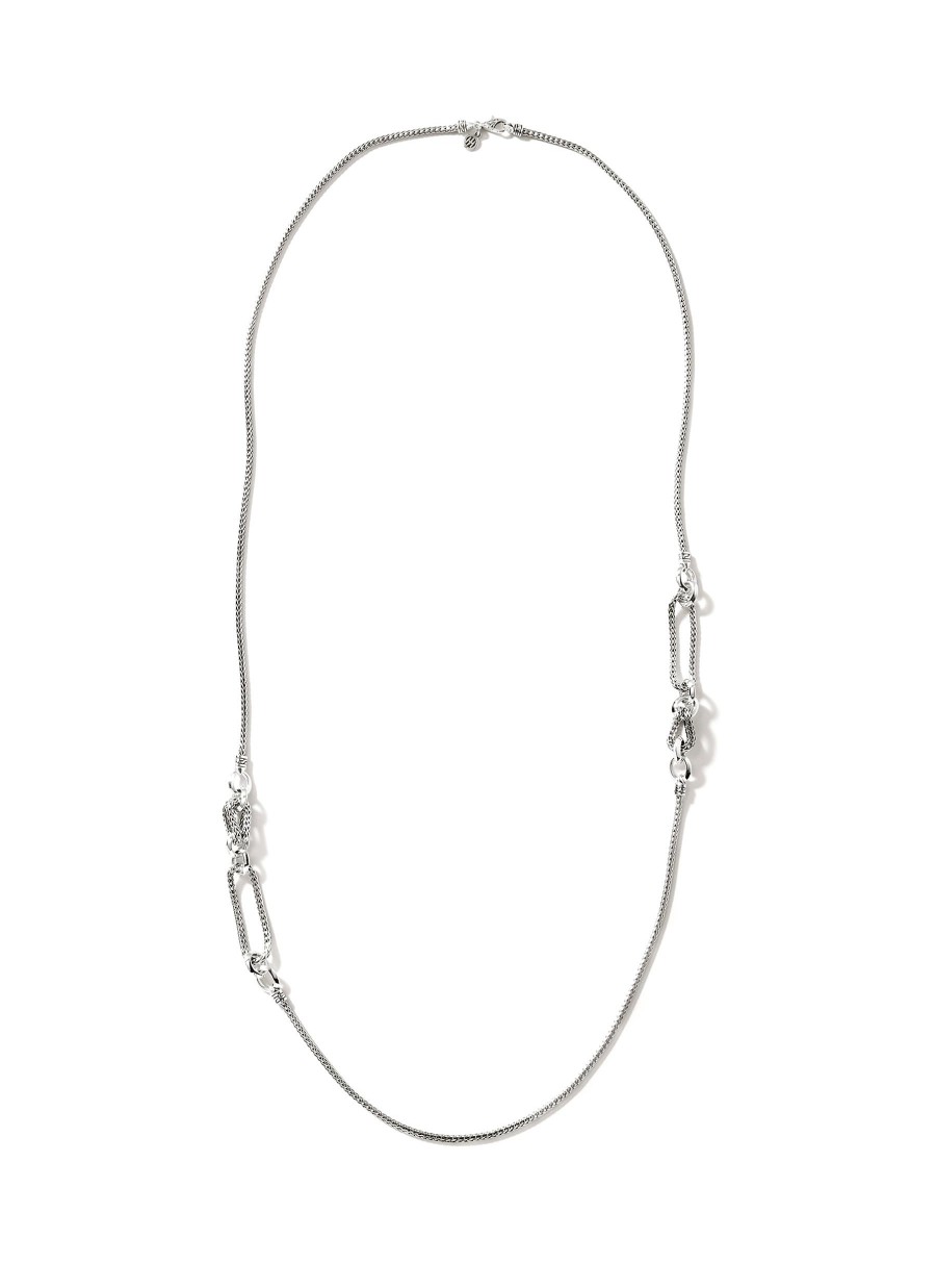 Women JOHN HARDY Fine Jewellery | Asli Classic Chain Sterling Silver Sautoir Necklace — Size 36