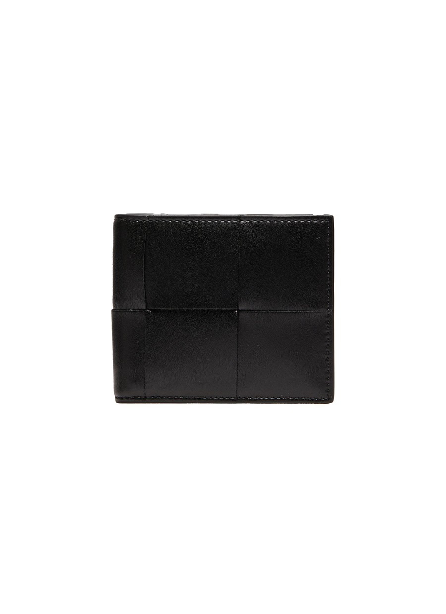 Men BOTTEGA VENETA Small Leather Goods | Oversize Intrecciato Leather Bifold Wallet