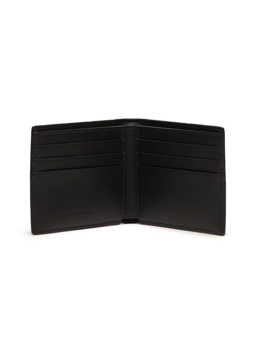 Men BOTTEGA VENETA Small Leather Goods | Oversize Intrecciato Leather Bifold Wallet