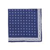 Men BRUNELLO CUCINELLI Pocket Squares | Dotted Chequered Silk Pocket Square