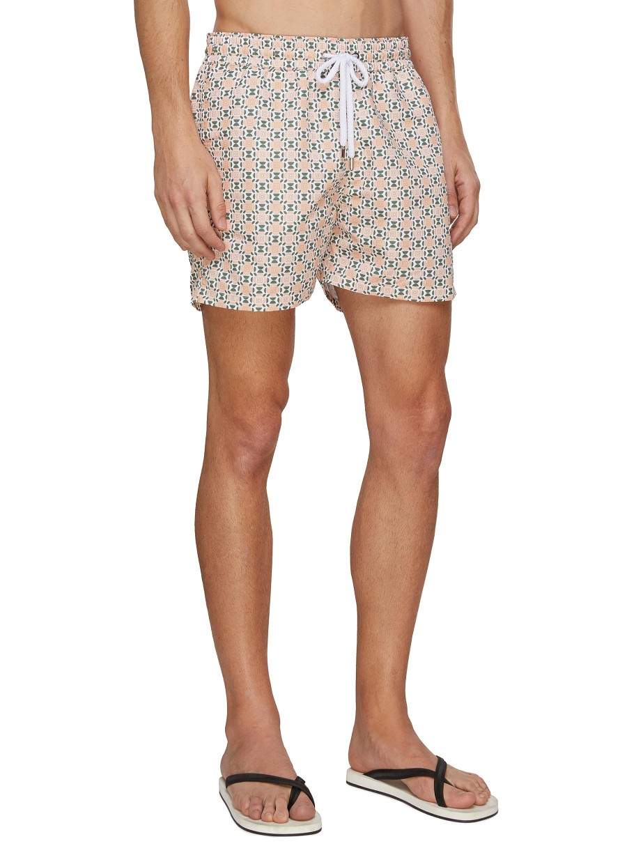 Men FRESCOBOL CARIOCA Swimwear | Angra Deco Print Swim Trunks