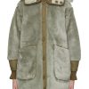 Women MARFA STANCE Coats | Hooded Reversible Shearling Coat