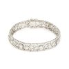 Women LC COLLECTION JEWELLERY Fine Jewellery | 18K White Gold Mixed Cut Diamond Bracelet