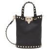 Women VALENTINO Crossbody | Rockstud Grained Leather Pouch