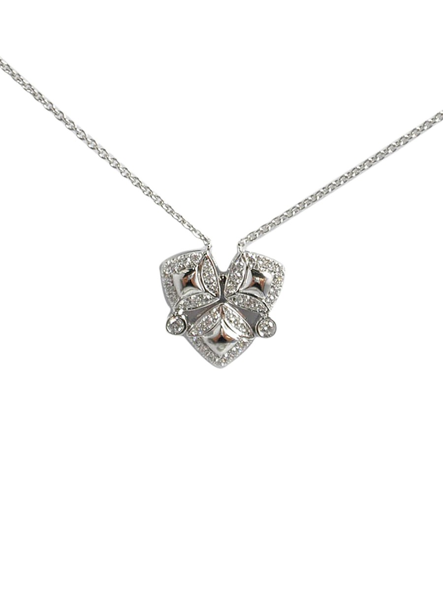 Women LC COLLECTION JEWELLERY Fine Jewellery | 18K White Gold Diamond Necklace