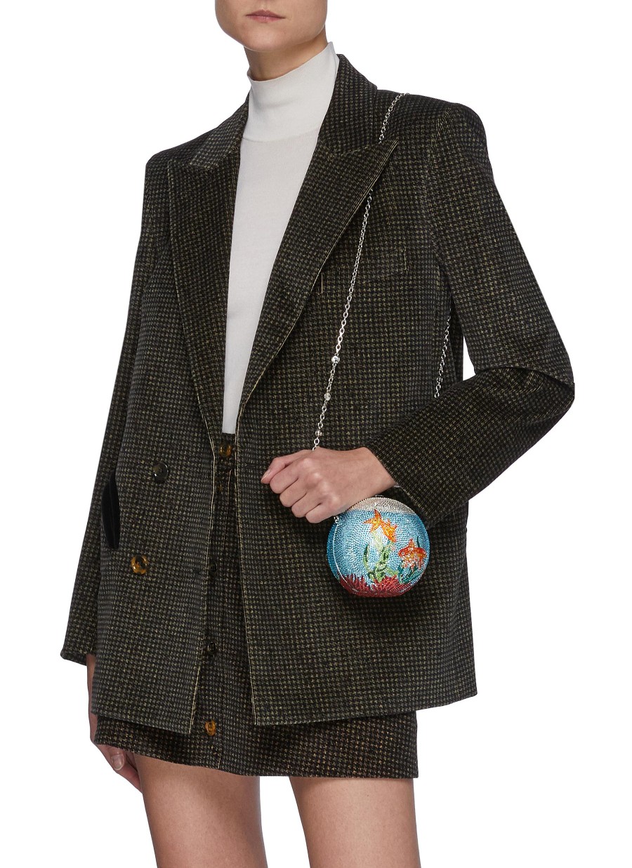 Women JUDITH LEIBER Clutch Bags | Sphere Goldfish Bowl Clutch Bag