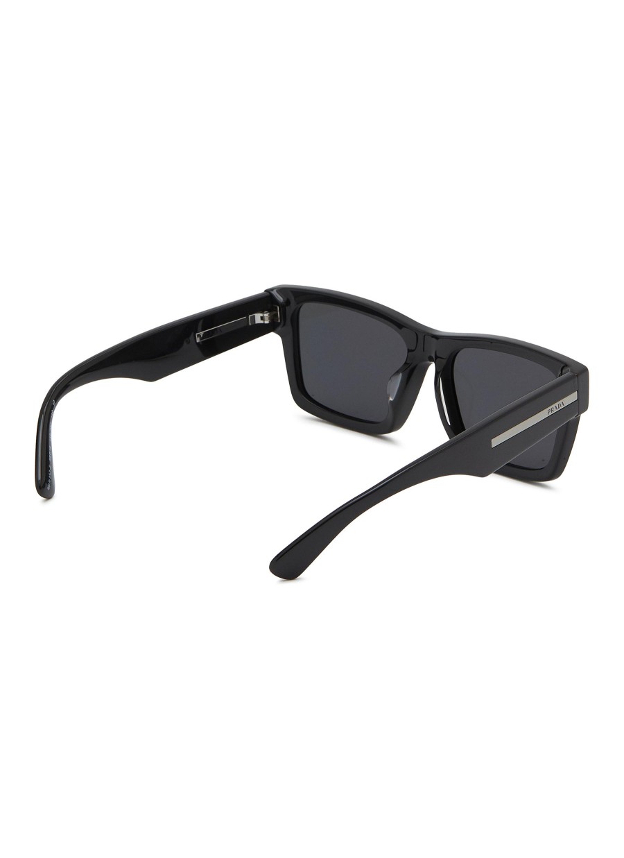 Men PRADA Eyewear | Oversize Acetate Square Wayfarer Sunglasses