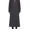 Women RUOHAN Coats | V-Neck Long Coat