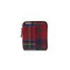 Men COMME DES GARÇONS Small Leather Goods | Tartan Zipped Wallet