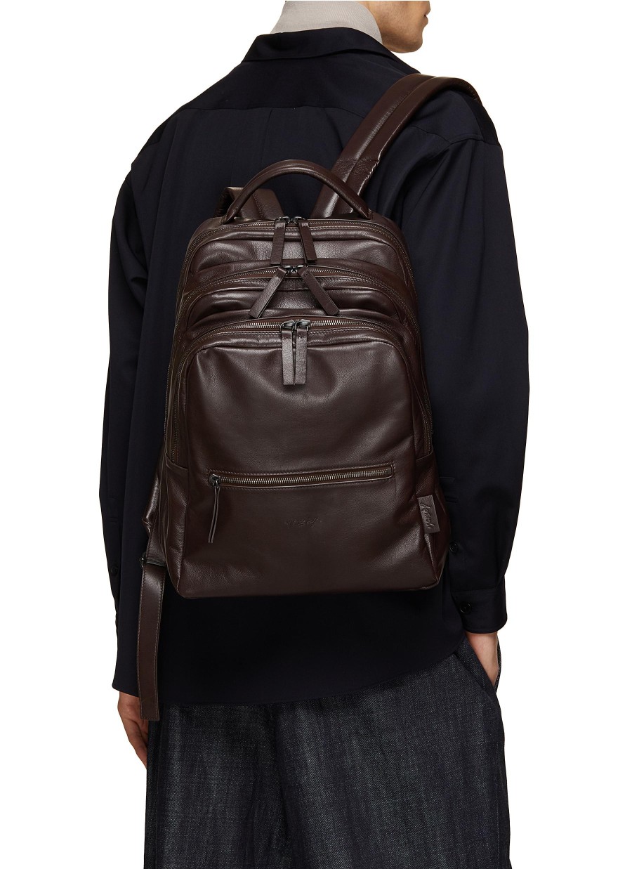 Men MARSÈLL Backpacks | Triparto Leather Backpack