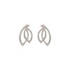 Women LC COLLECTION JEWELLERY Fine Jewellery | 18K White Gold Diamond Earrings