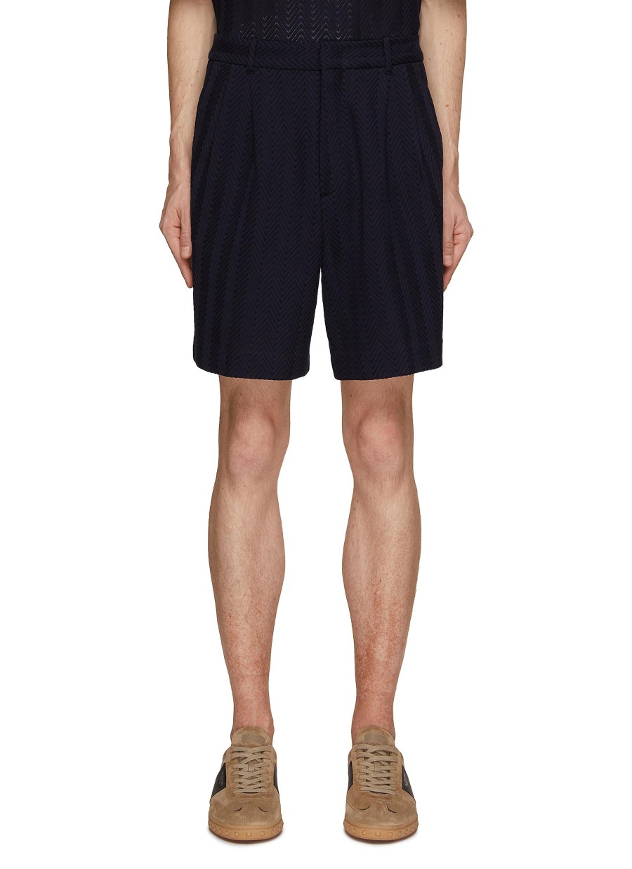 Men MISSONI Pants | Raschel Zig Zag Ribbed Shorts