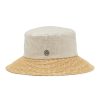 Women MAISON MICHEL Hats & Gloves | New Kendall Linen Straw Hat