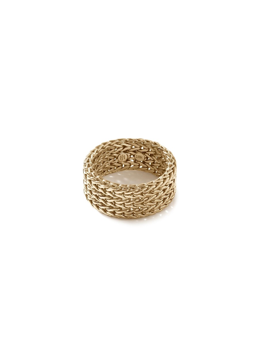 Women JOHN HARDY Fine Jewellery | Classic Chain 18K Gold Chain Band Ring — Size 10