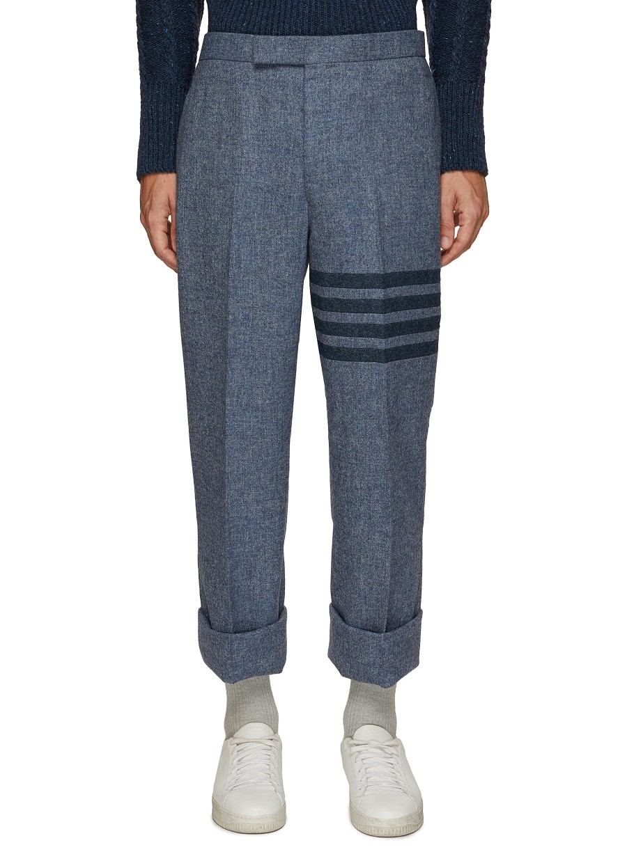 Men THOM BROWNE Pants | 4 Bar Wool Pants