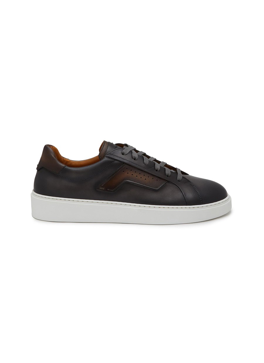 Men MAGNANNI Sneakers | Leather Low Top Sneakers