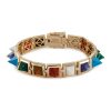 Women EDDIE BORGO Fashion Jewellery | Medium Pyramid 12K Gold Plated Metal Bracelet