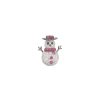 Women MIO HARUTAKA Fine Jewellery | Snowman 18K White Gold Ruby Single Earring