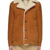 Men VALSTAR Jackets | Shearling Suede Jacket