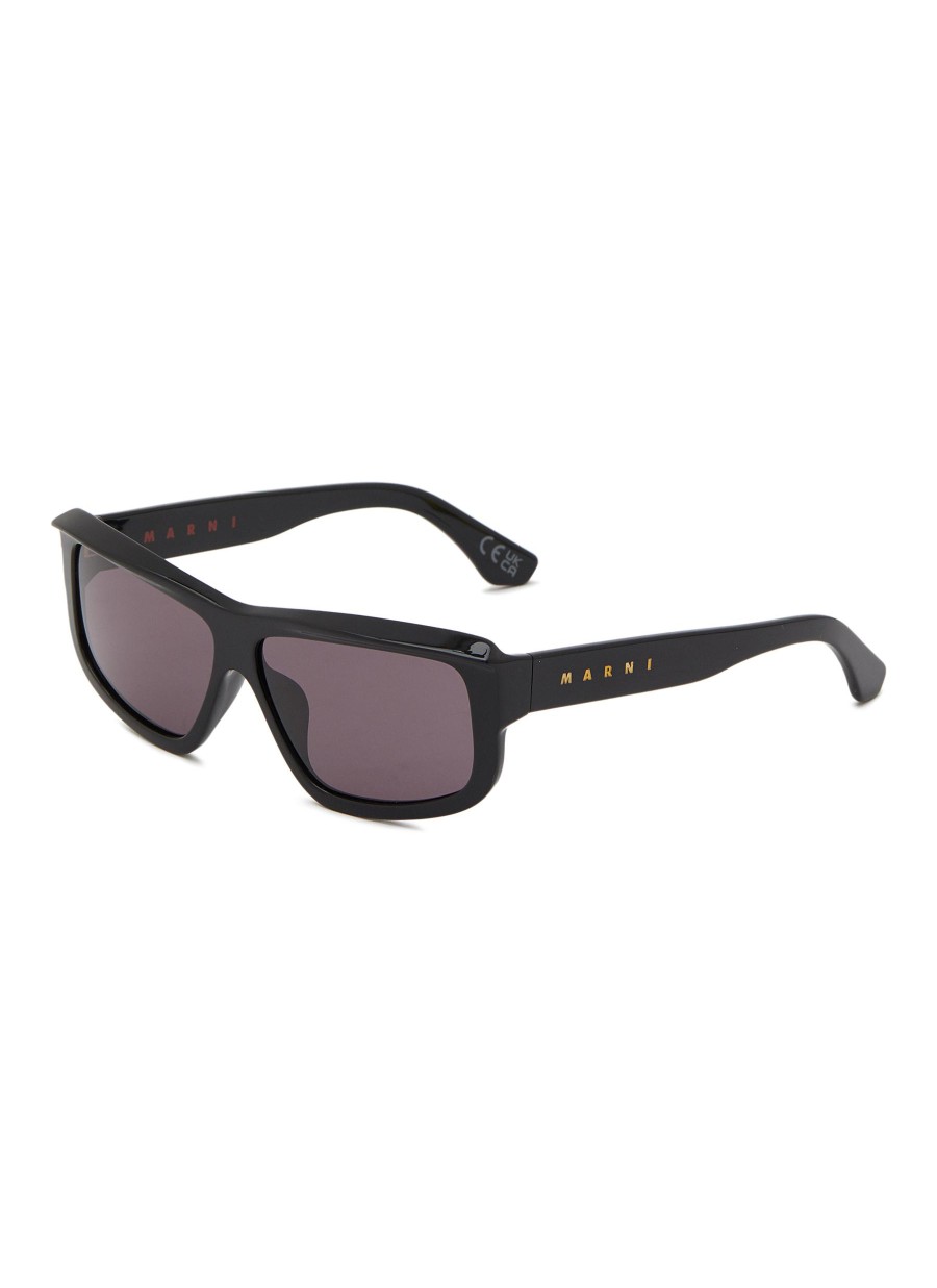 Men MARNI Eyewear | Annapuma Circuit Acetate Rectangle Sunglasses