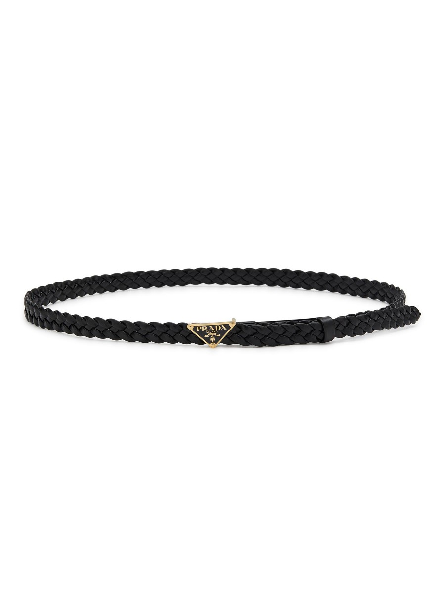 Women PRADA Belts | Braided Leather Belt