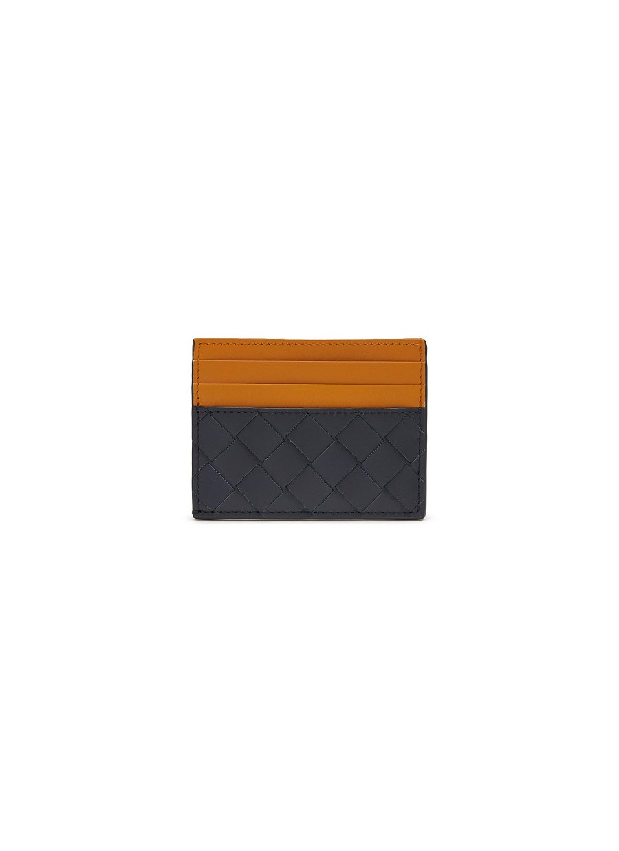 Men BOTTEGA VENETA Small Leather Goods | Intreccio Leather Cardholder