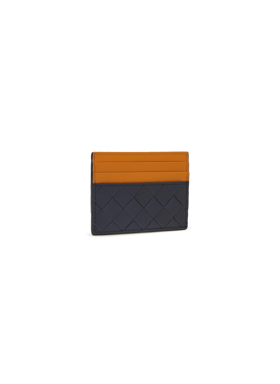 Men BOTTEGA VENETA Small Leather Goods | Intreccio Leather Cardholder