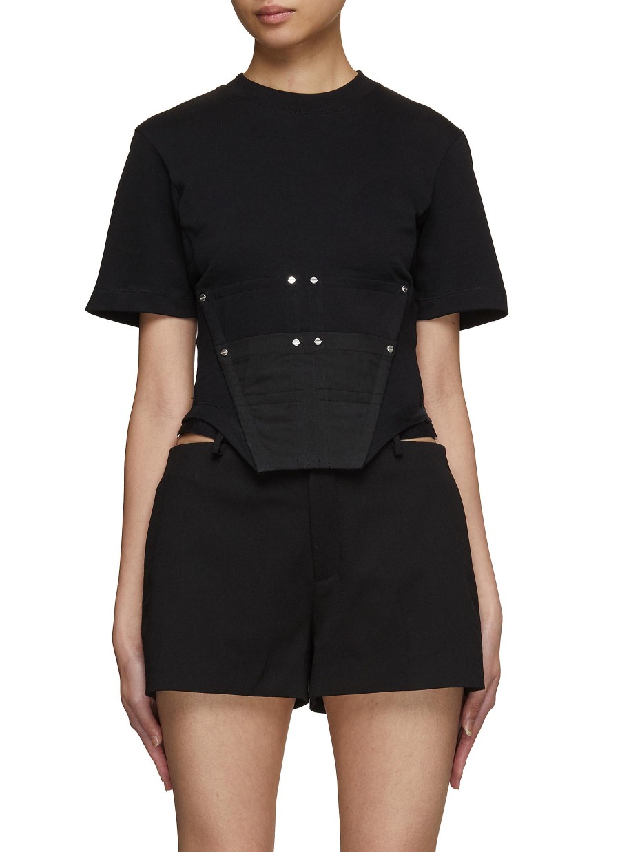 Women DION LEE Tops | Workwear Corset T-Shirt