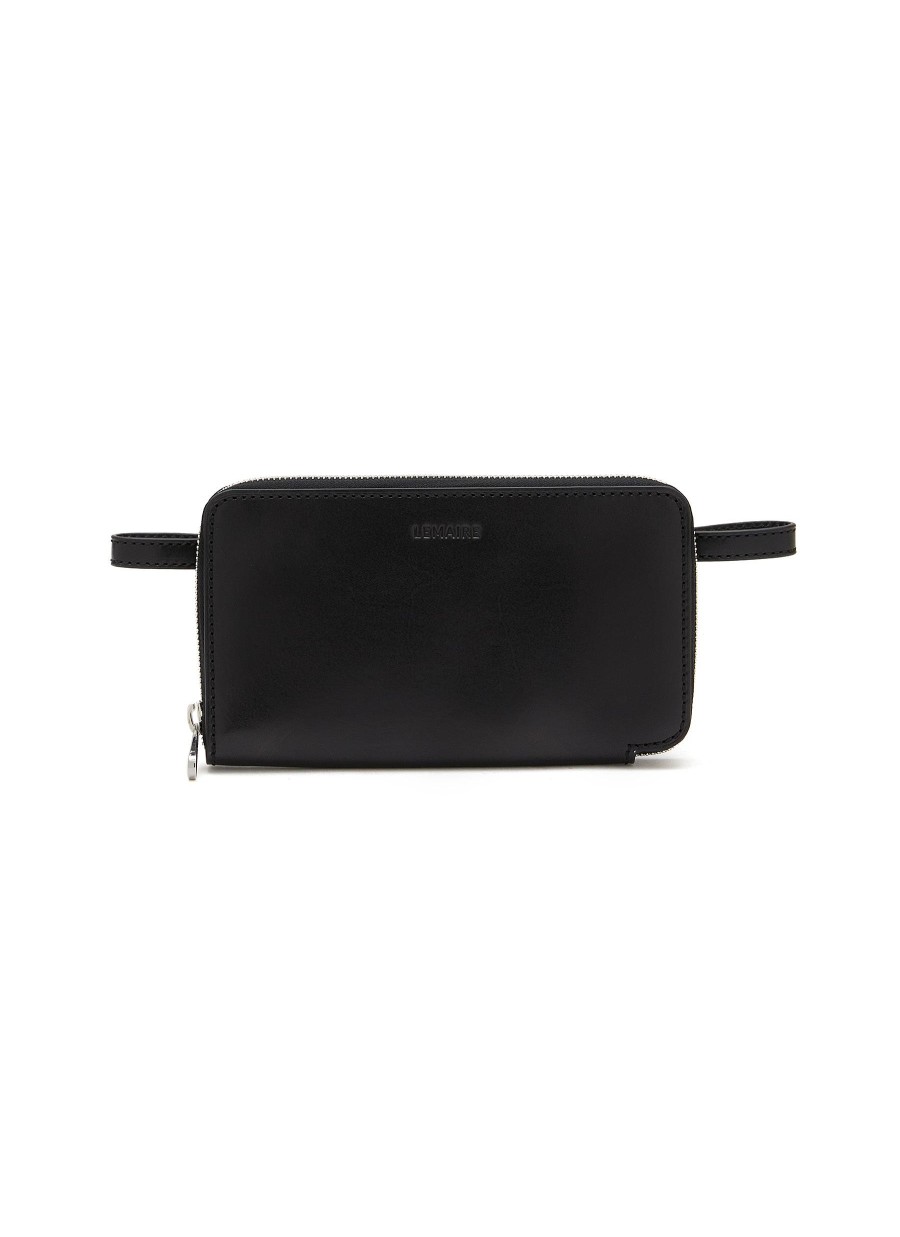 Women LEMAIRE Small Leather Goods | Continental Wallet With Strap