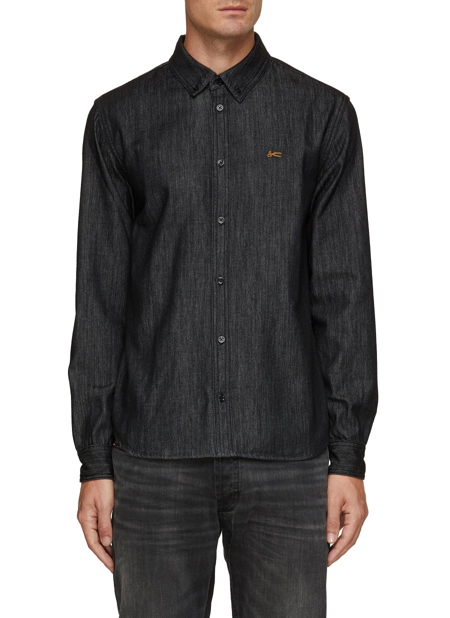 Men DENHAM Shirts | Rich Reg Denim Button Up Shirt