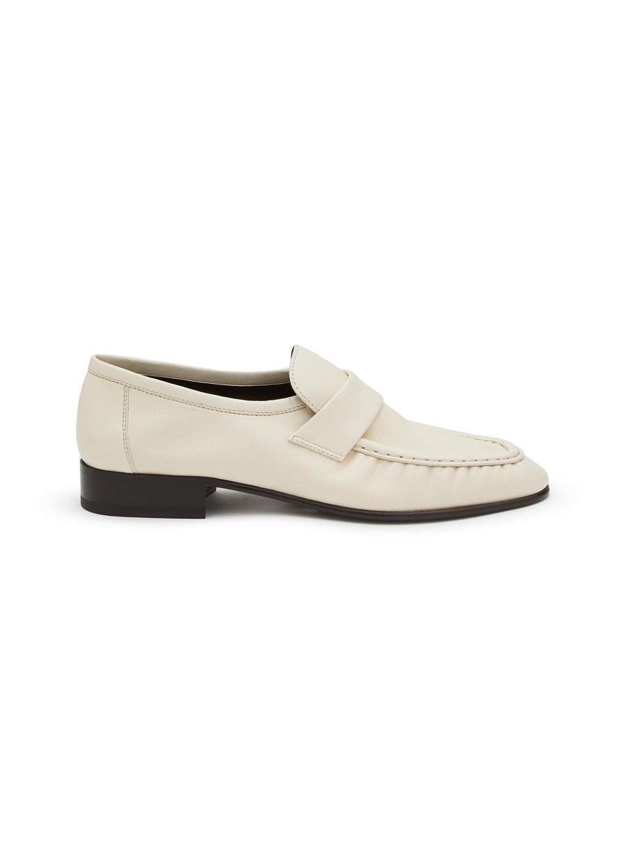 Women THE ROW Flats | Soft Nappa Leather Loafers