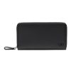 Men VALENTINO Small Leather Goods | Mini Vlogo Applique Leather Continental Wallet