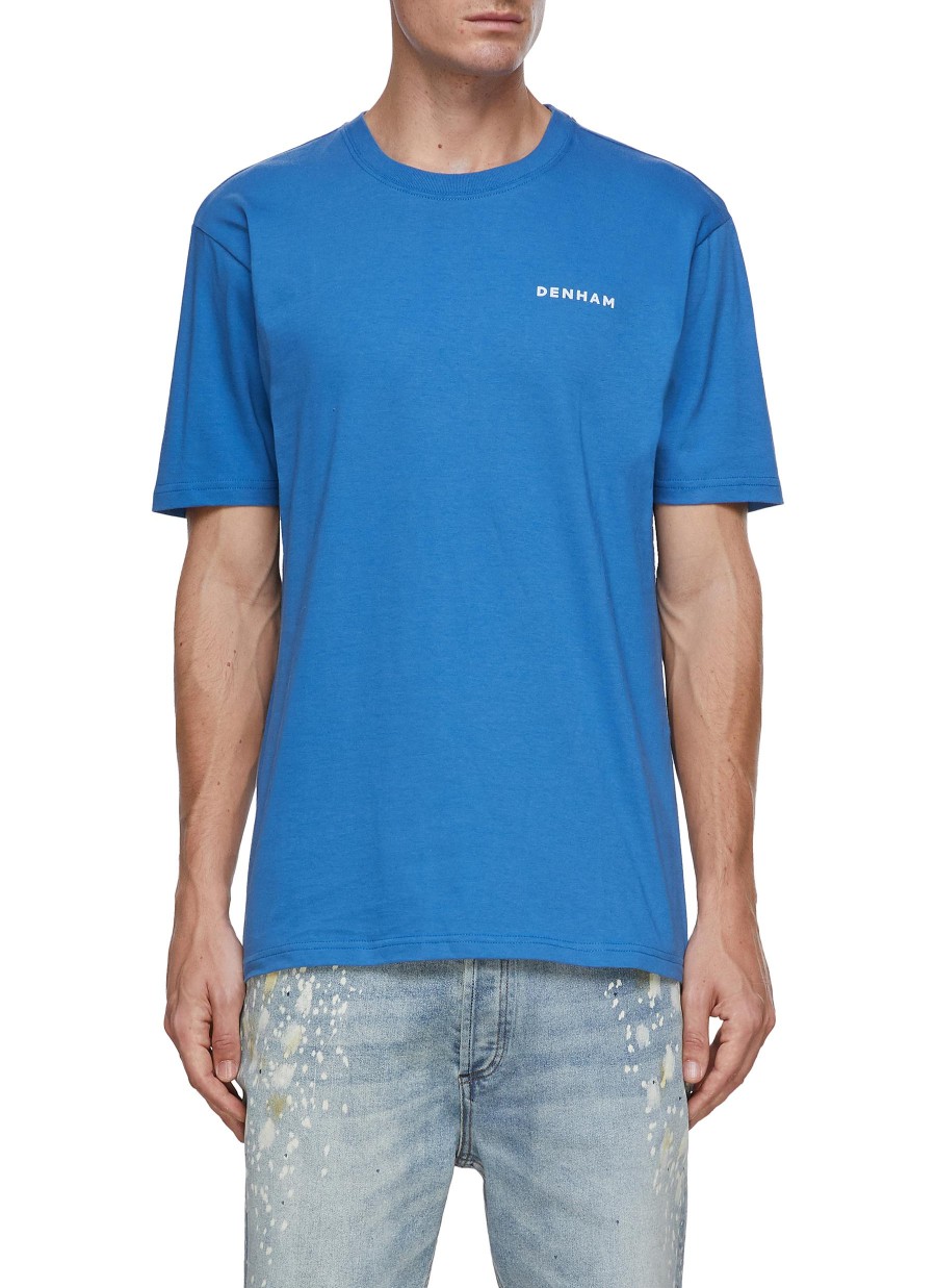 Men DENHAM T-Shirts | Retro Printed Back T-Shirt