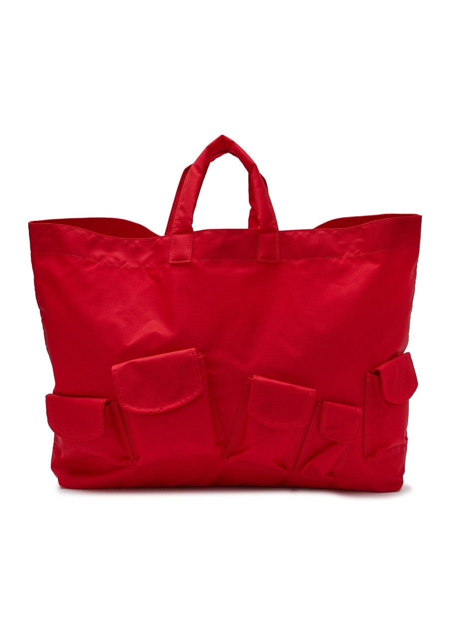 Men COMME DES GARÇONS SHIRT Tote Bags | Oversized Nylon Tote Bag