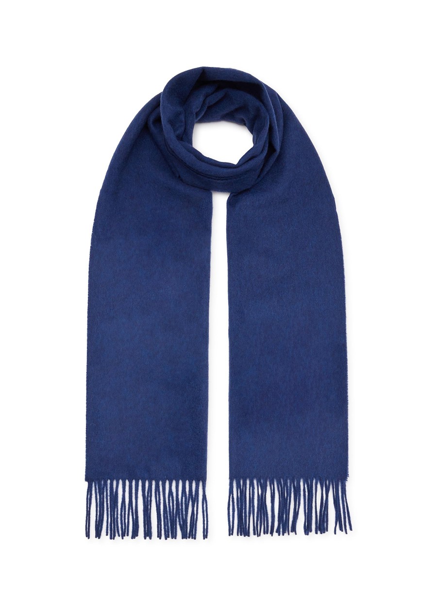 Men JOHNSTONS OF ELGIN Scarves | Plain Wide Cashmere Scarf