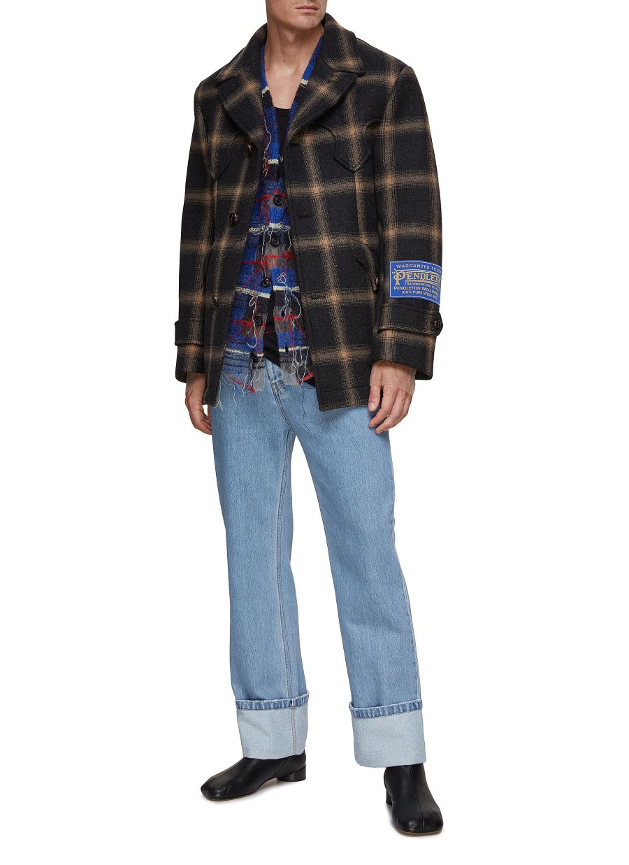 Men MAISON MARGIELA Jackets | X Pendleton Check Wool Jacket