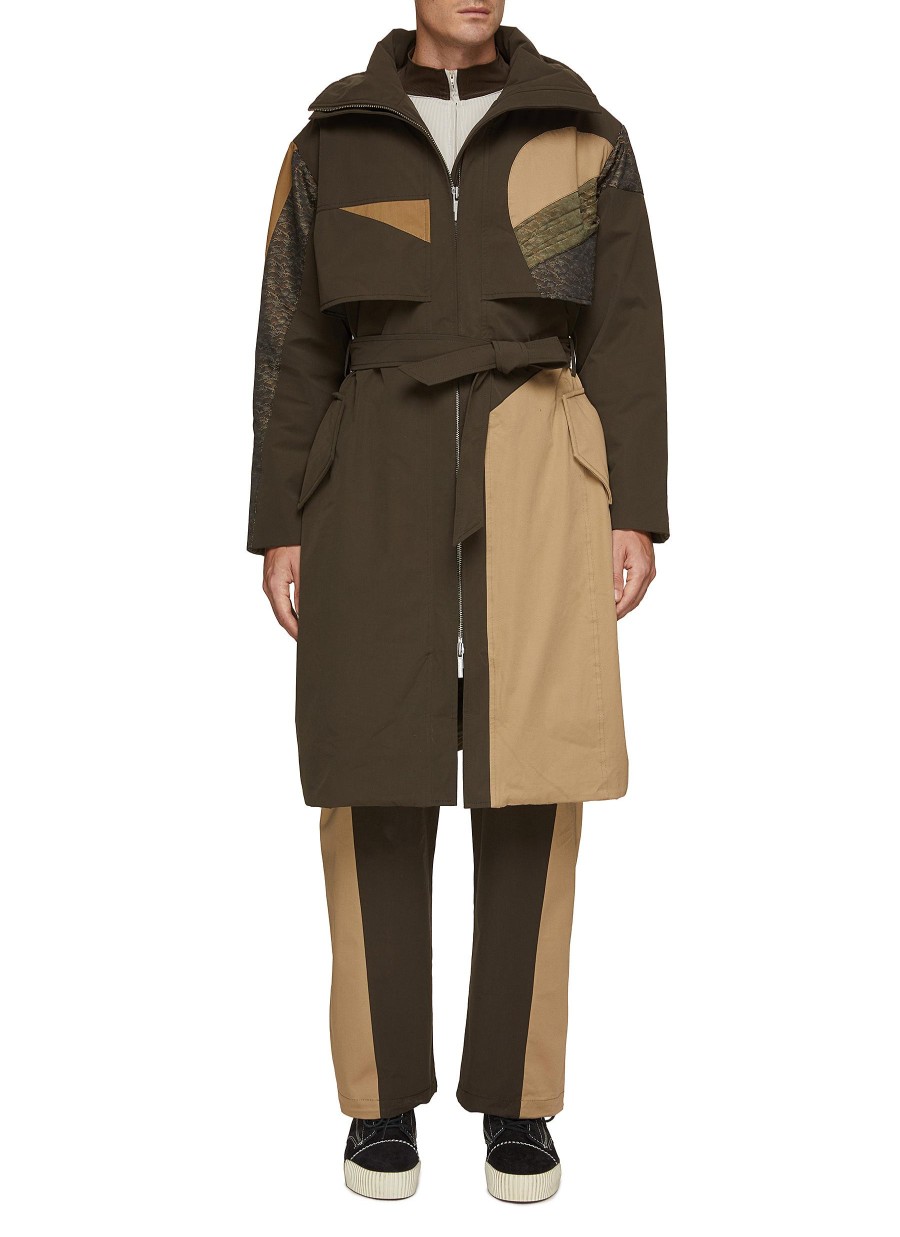 Men FENG CHEN WANG Coats | Quilted Panel Coat