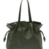 Women LOEWE Tote Bags | Flamenco' Knotted String Xl Leather Clutch