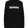 Men BALENCIAGA T-Shirts | Oversize Logo Print T Shirt