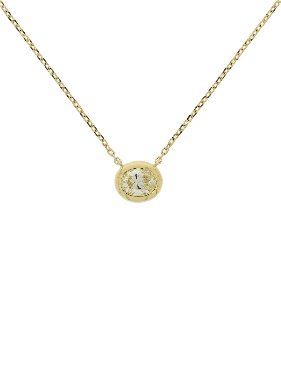 Women LC COLLECTION JEWELLERY Fine Jewellery | 18K Gold Diamond Pendant Necklace