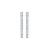 Women LC COLLECTION JEWELLERY Fine Jewellery | 18K White Gold Diamond Hoop Earrings