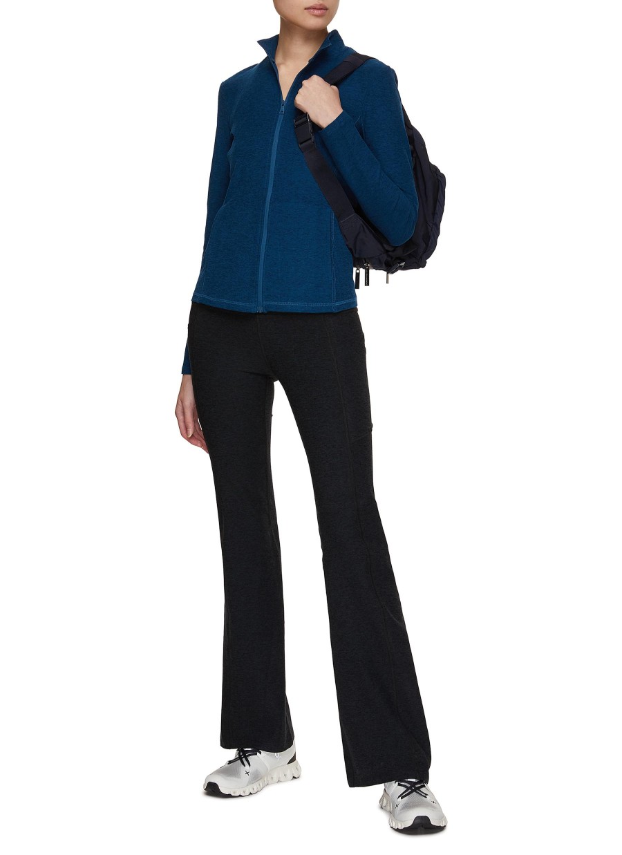 Women BEYOND YOGA Jackets | Spacedye On The Go Mock Neck Jacket