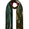 Women CASHÀ Scarves & Wraps | Hand-Painted Wool Knit Stole