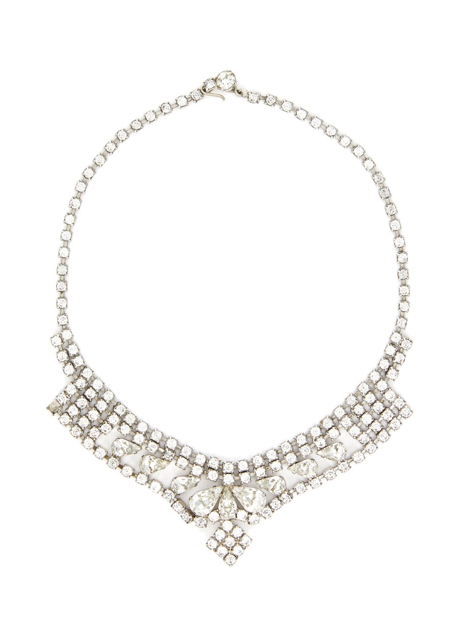 Women LANE CRAWFORD VINTAGE ACCESSORIES Vintage Accessories | Crystal Cocktail Necklace